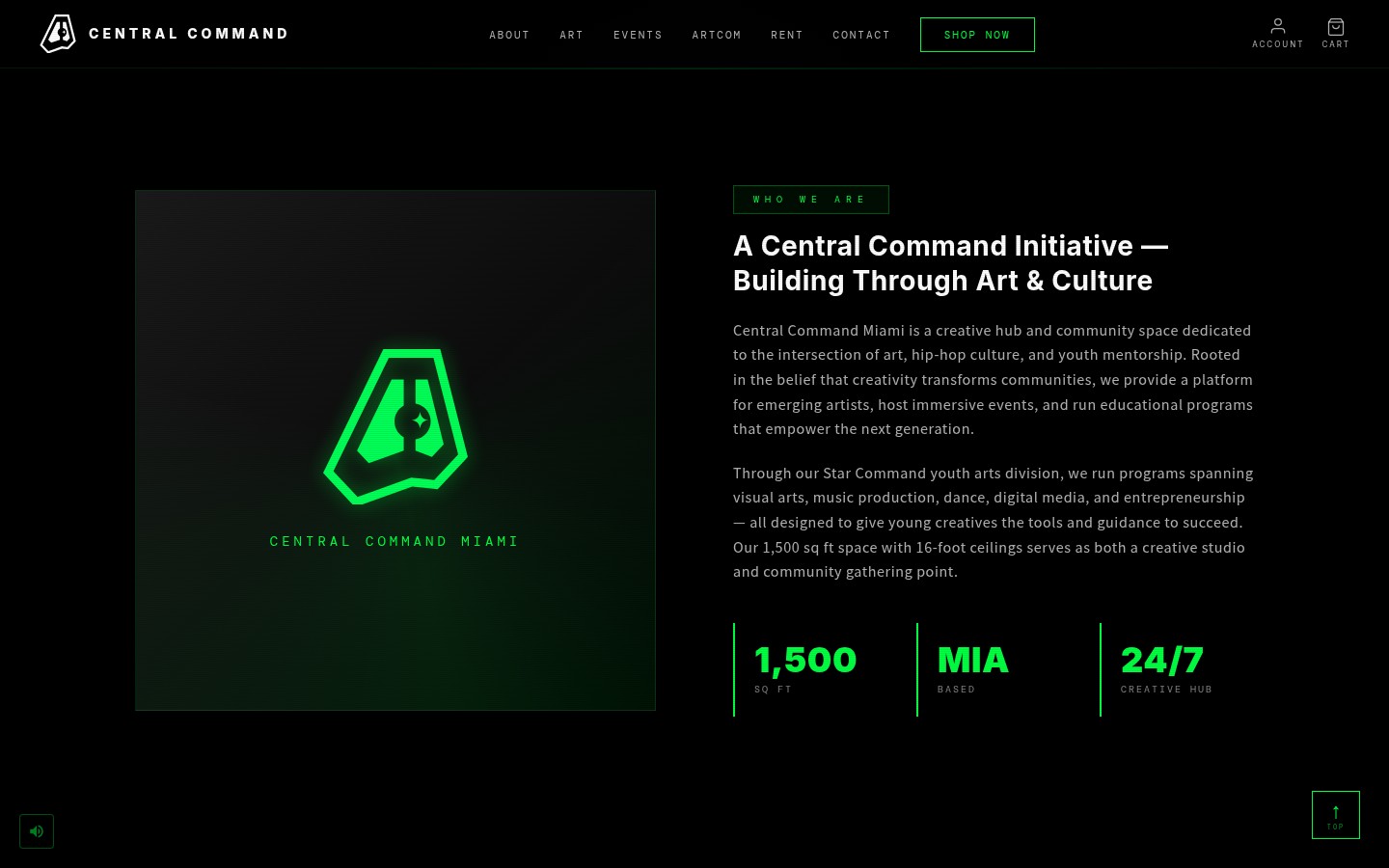 Central Command about section